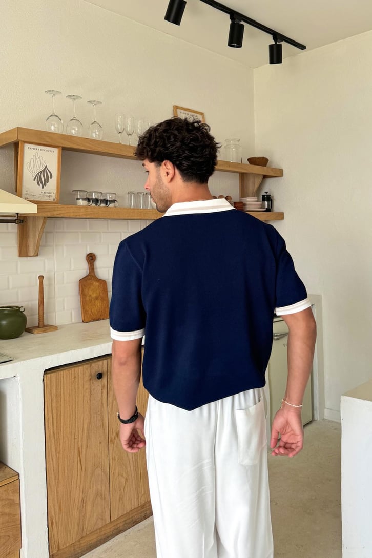 Polo Yaka Basic Triko Tişört