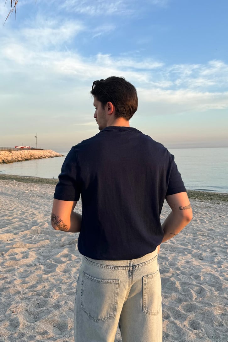 Polo Yaka Triko Tişört