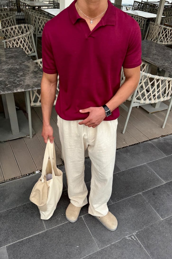 Polo Yaka Triko Tişört
