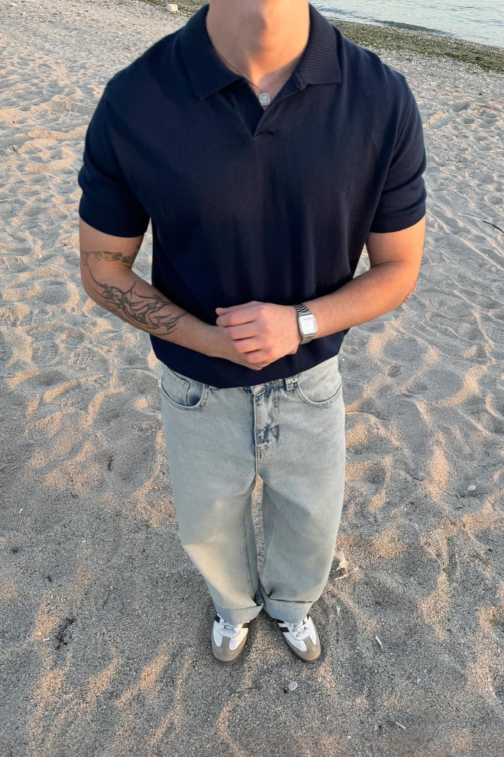 Polo Yaka Triko Tişört