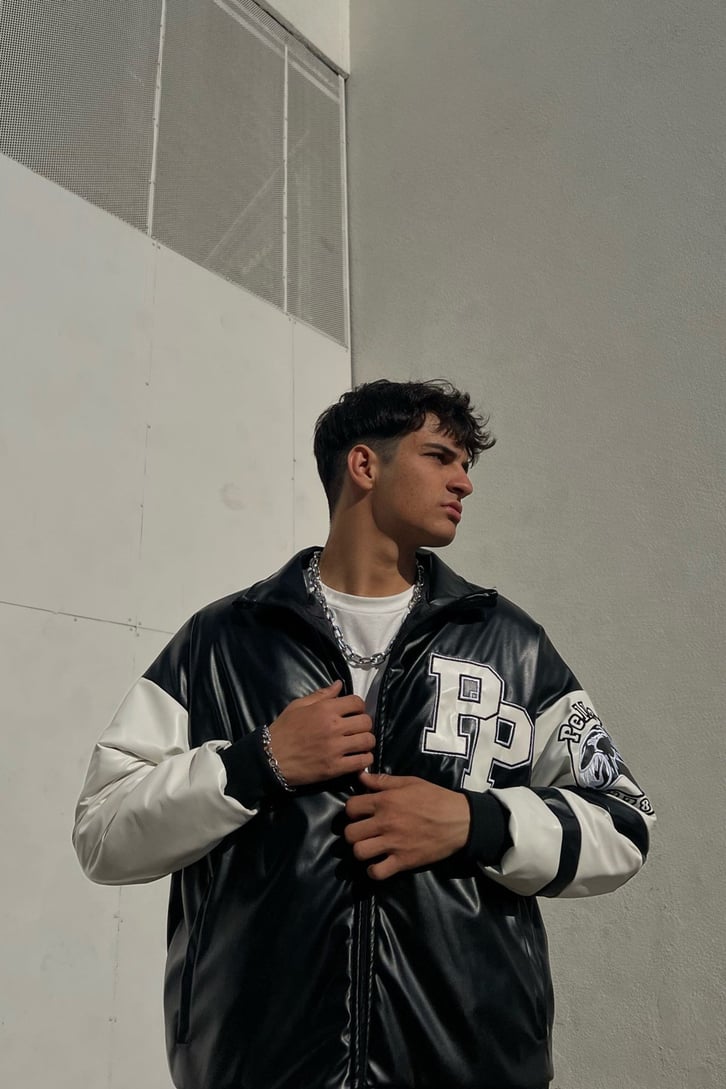 PP Letter Siyah Suni Der Kolej Ceket