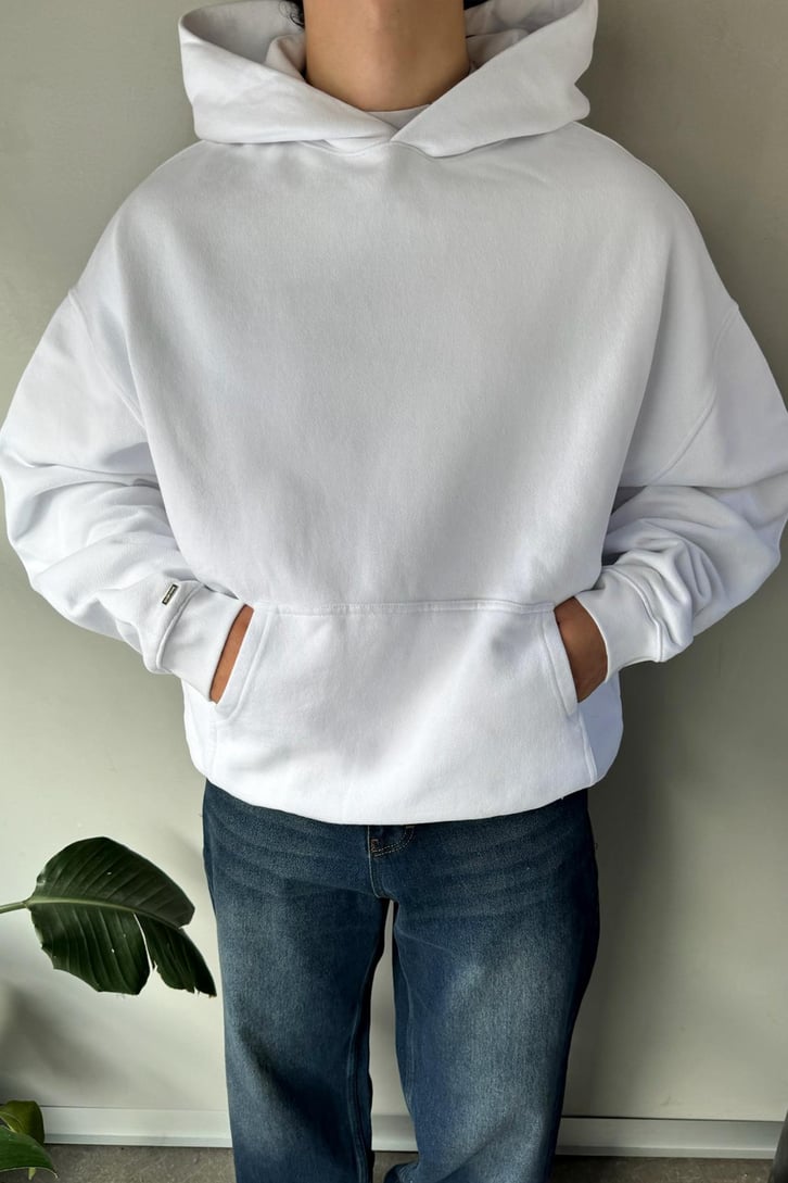 Premium Kumaş 450 Gsm Basic Oversize Hoodie