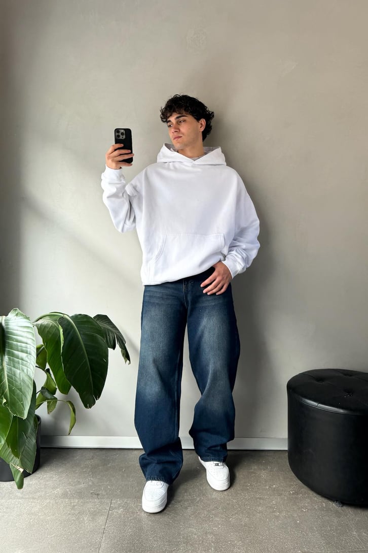 Premium Kumaş 450 Gsm Basic Oversize Hoodie