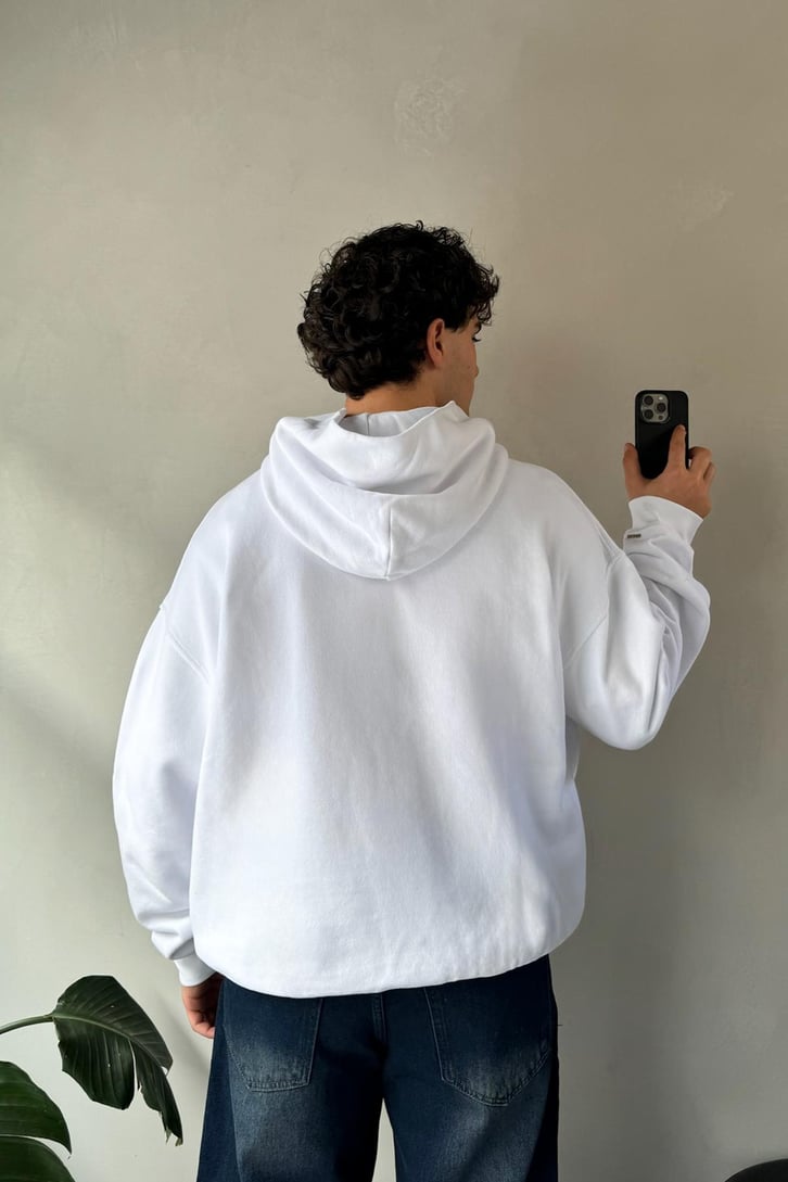 Premium Kumaş 450 Gsm Basic Oversize Hoodie