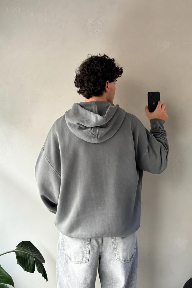 Premium Kumaş 450 Gsm Basic Zip Hoodie