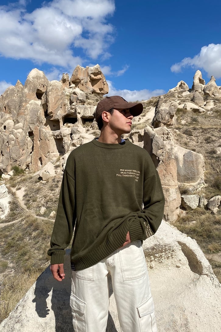 Premium Oversize Beige Sweather