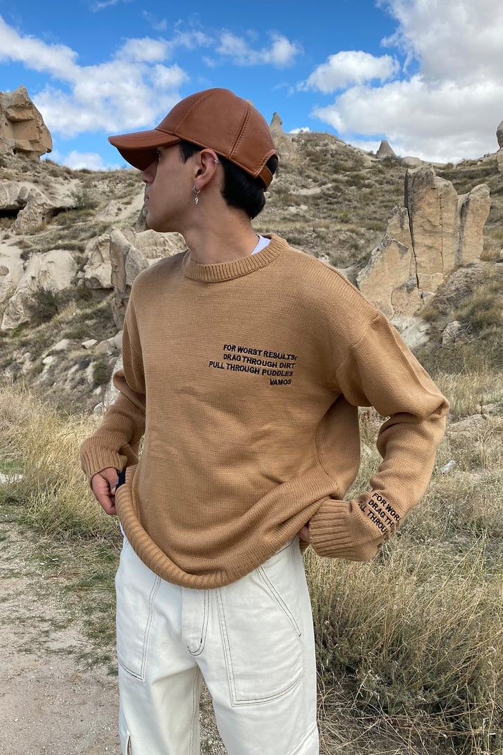 Premium Oversize Beige Sweather