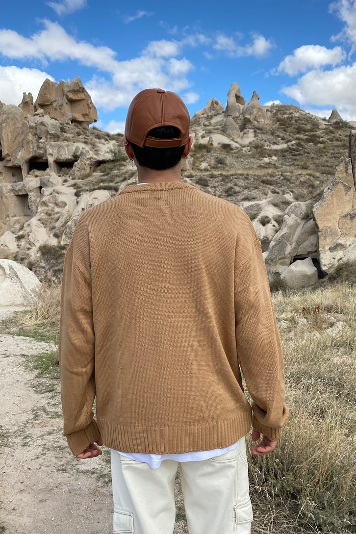 Premium Oversize Beige Sweather