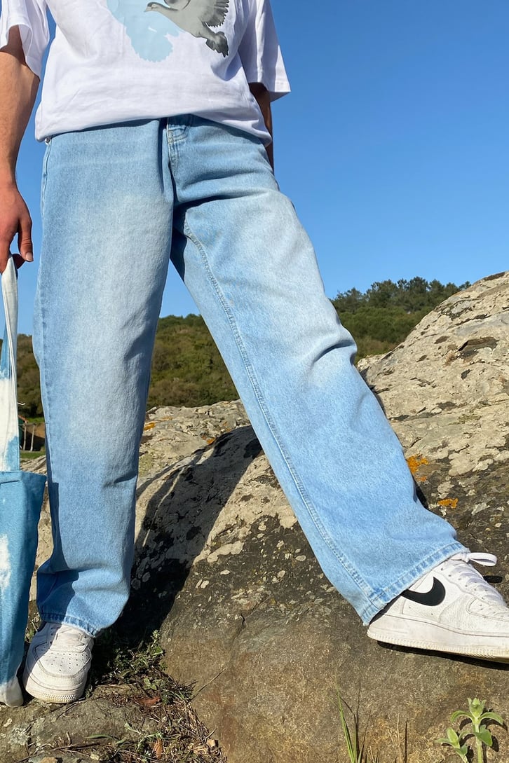 Prince Açık Mavi Baggy Jean