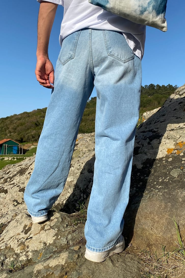 Prince Açık Mavi Baggy Jean