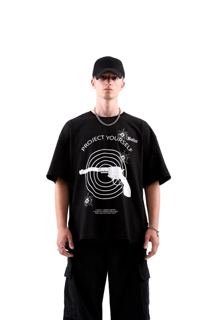 Project Yourself Baskılı Tshirt