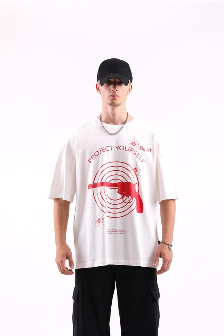 Project Yourself Baskılı Tshirt