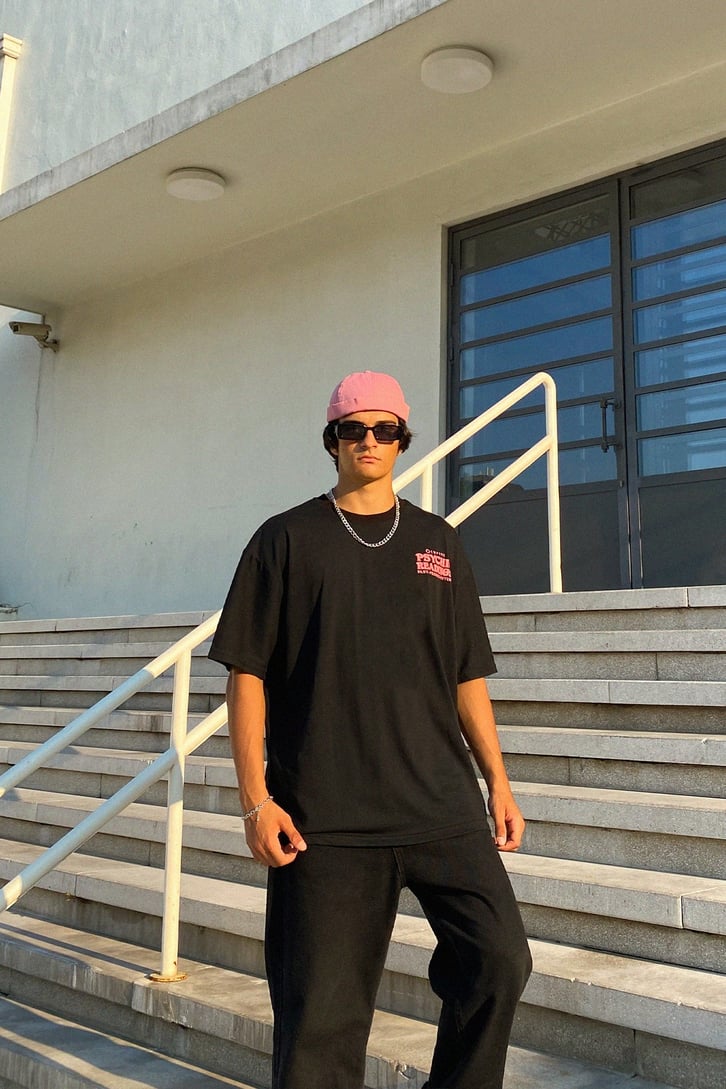 Psychic Sırt Baskılı Oversize Tshirt