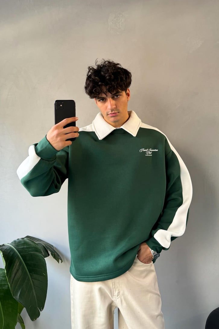 Punch Invantine Club Baskılı Sweatshirt