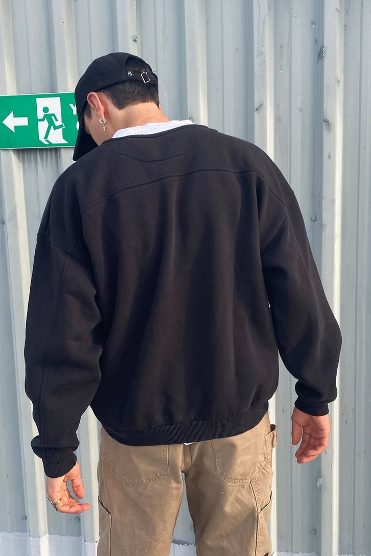 Punchwork Urban Style Oversize Premium Hoodie