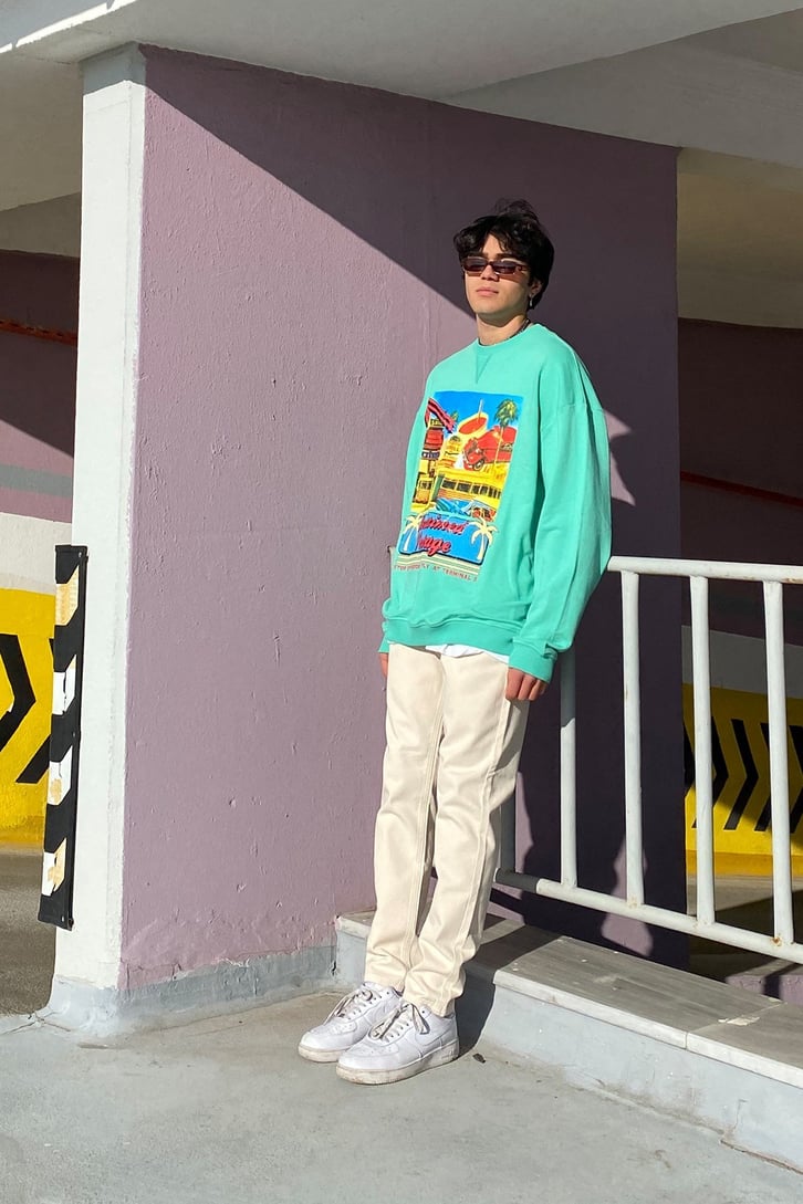 R.Vintage Printed Premium Sweatshirt
