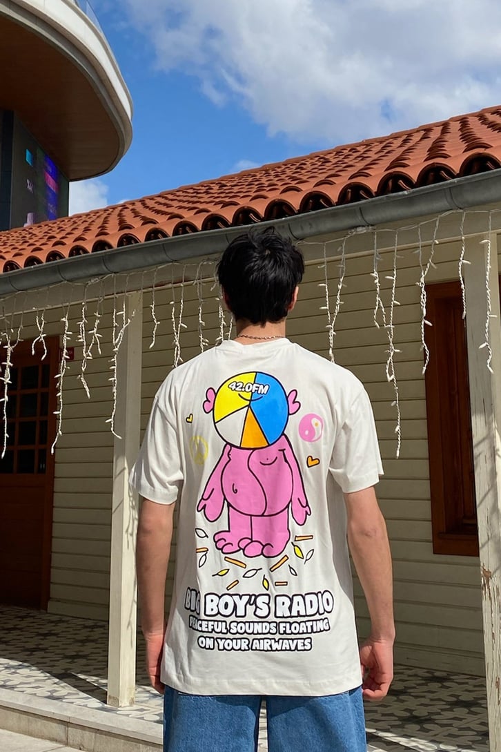 Radie Head Oversize Printed Tshirt