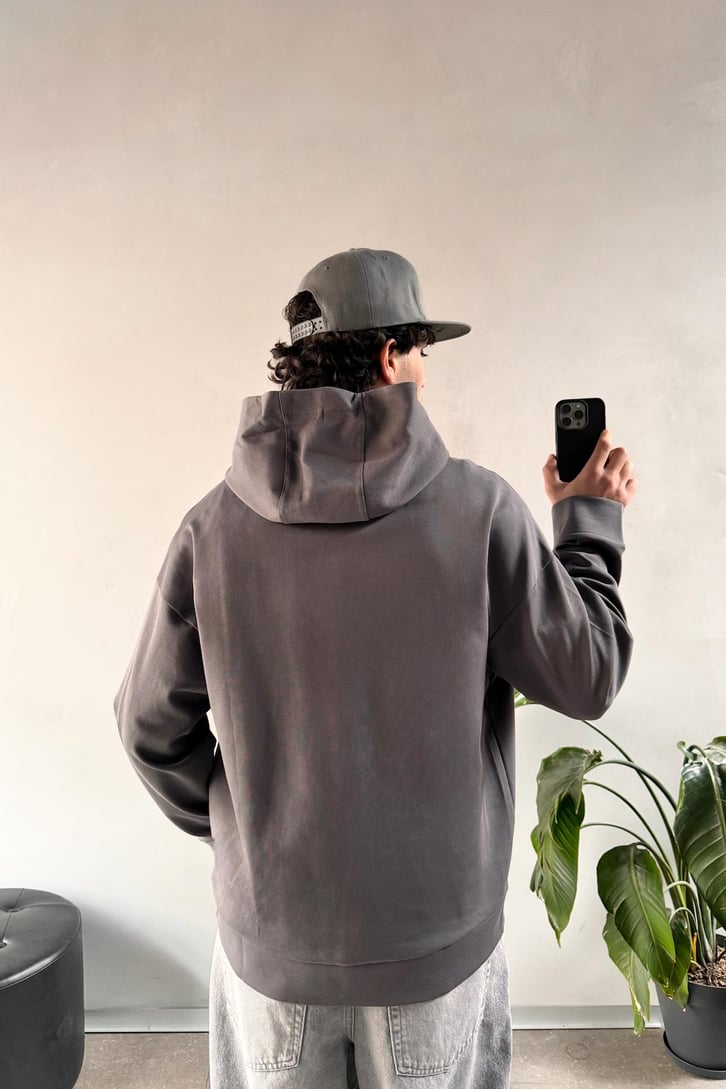 Rebellion Baskılı Hoodie