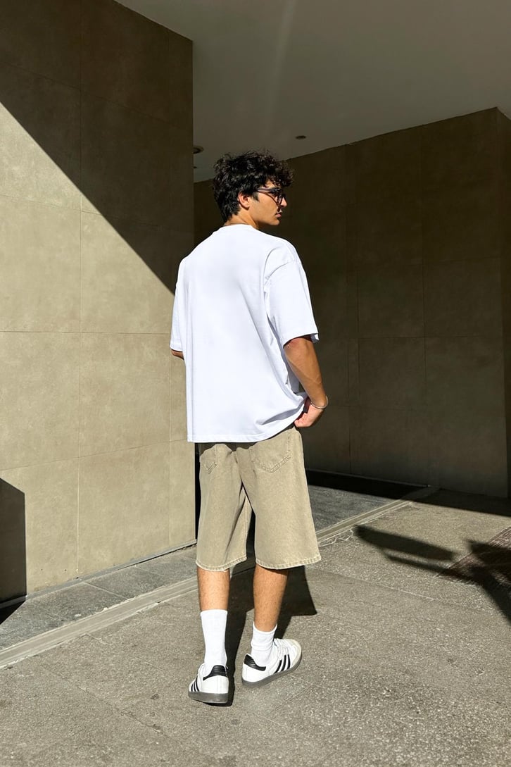 Red Wood Nakışlı Oversize Tişört