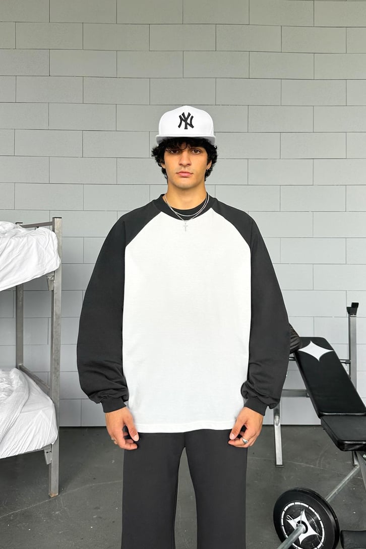 Reglan Kol Oversize Long Sleeve Tişört