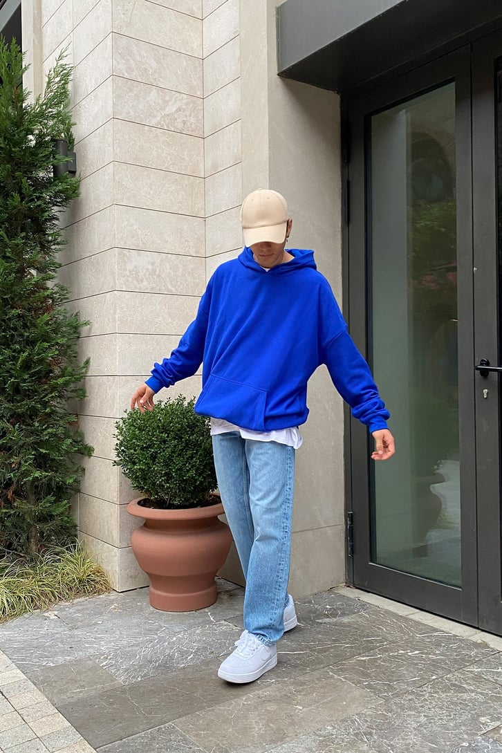 REGULAR FIT BASIC HOODIE