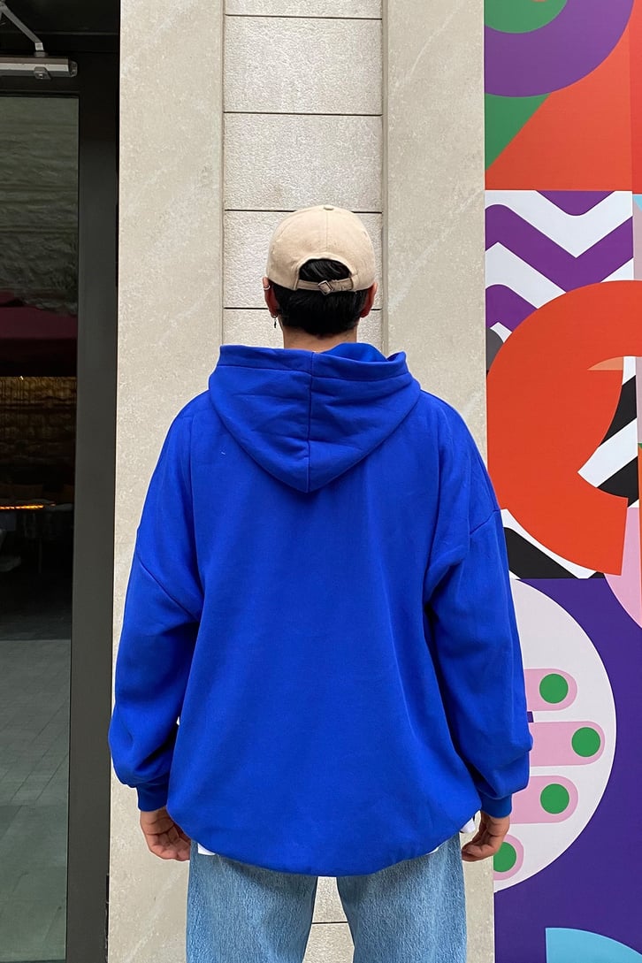 REGULAR FIT BASIC HOODIE