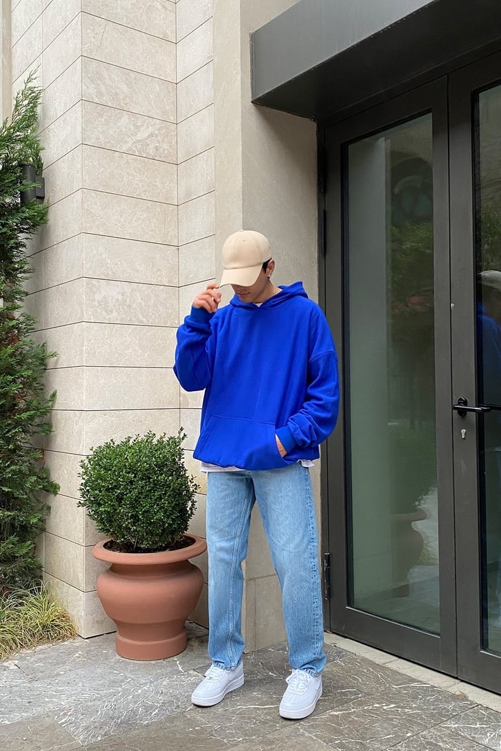 REGULAR FIT BASIC HOODIE