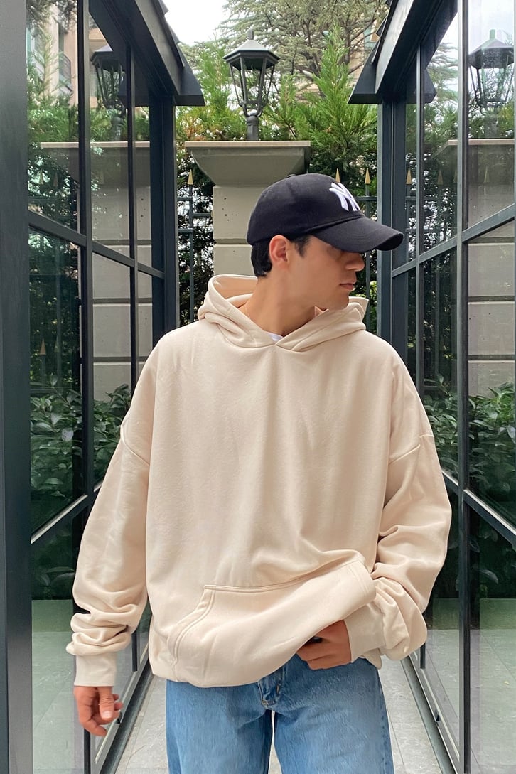 REGULAR FIT BASIC HOODIE