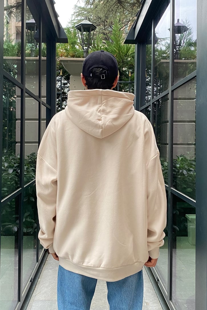 REGULAR FIT BASIC HOODIE