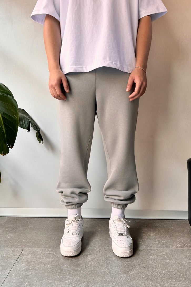 Regular Gri Jogger Eşofman Altı