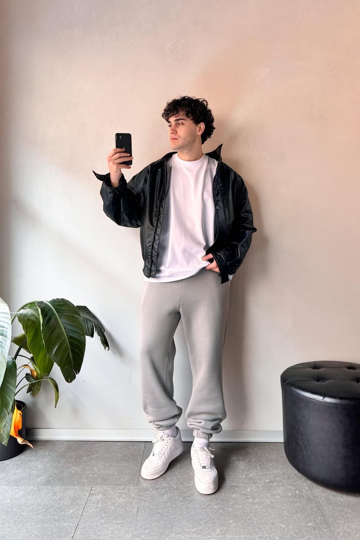 Regular Gri Jogger Eşofman Altı