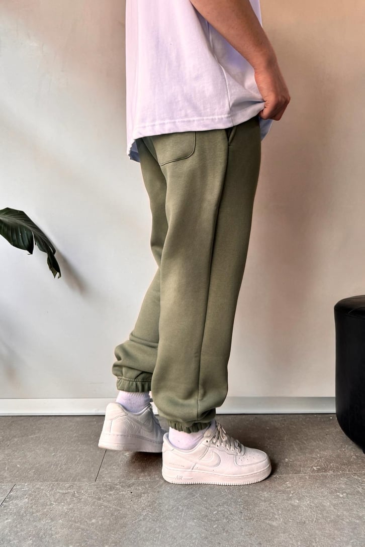 Regular Haki Jogger Eşofman Altı