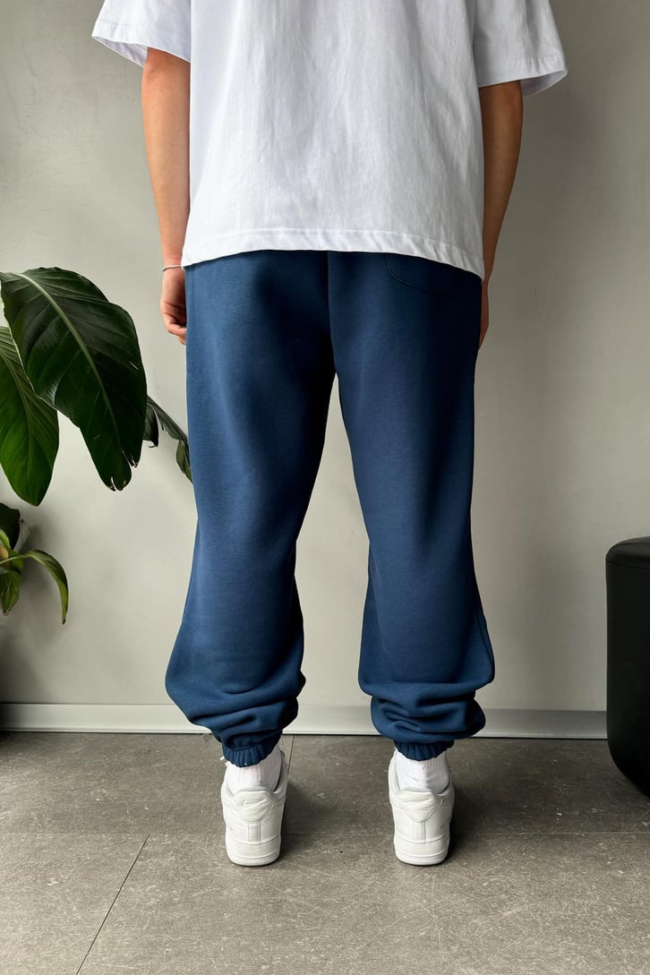 Regular İndigo Jogger Eşofman Altı