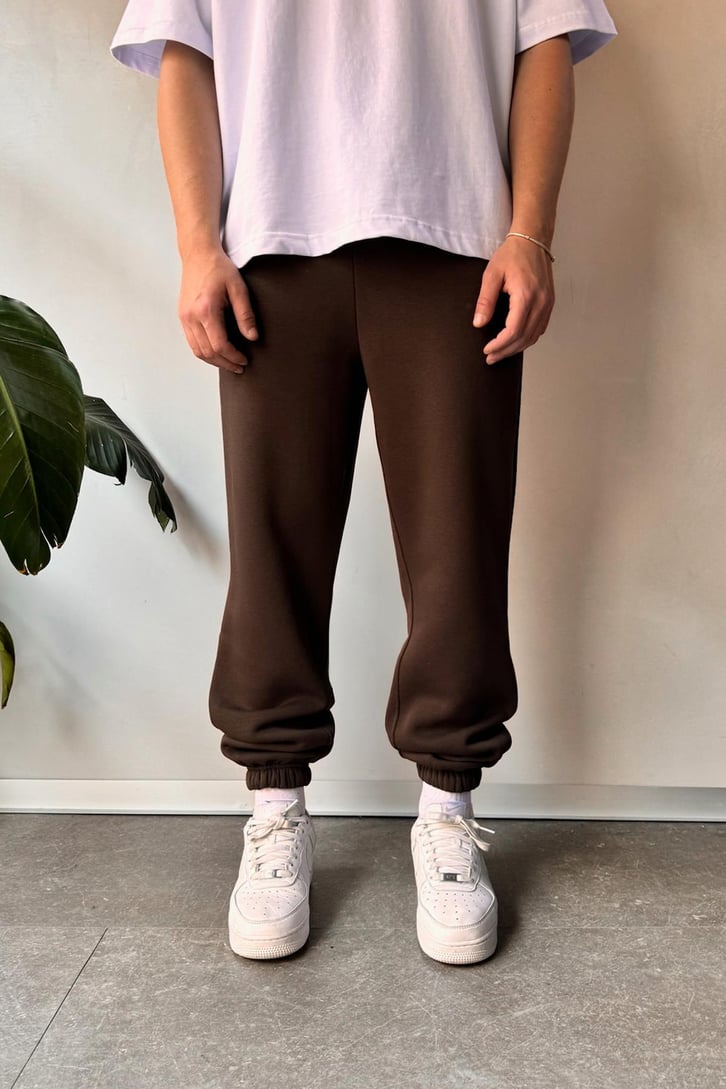 Regular Koyu Kahve Jogger Eşofman Altı