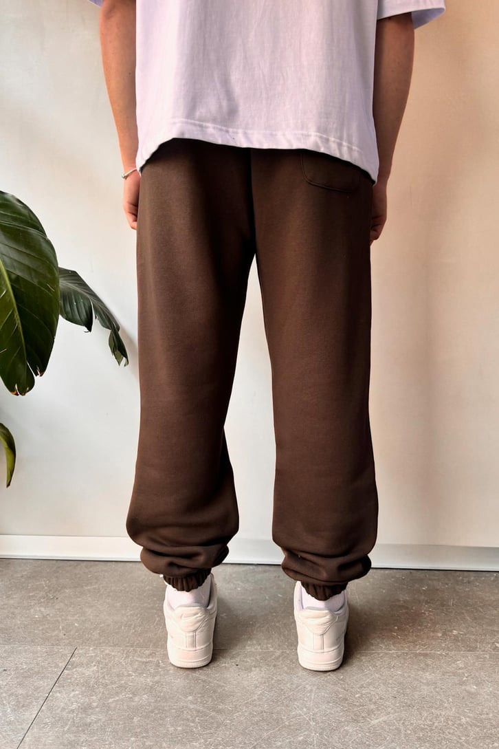 Regular Koyu Kahve Jogger Eşofman Altı