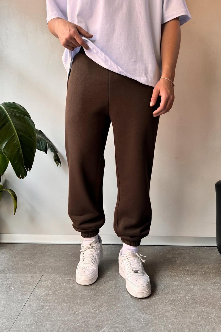 Regular Koyu Kahve Jogger Eşofman Altı