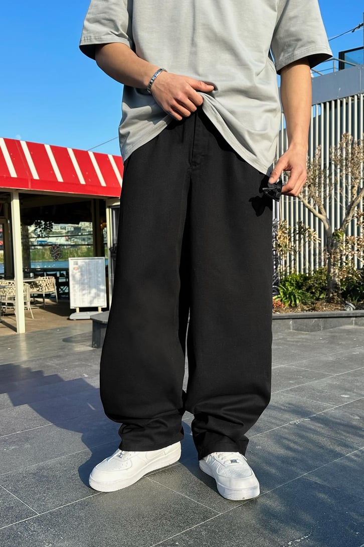 Relax Fit Gabardin Pantolon