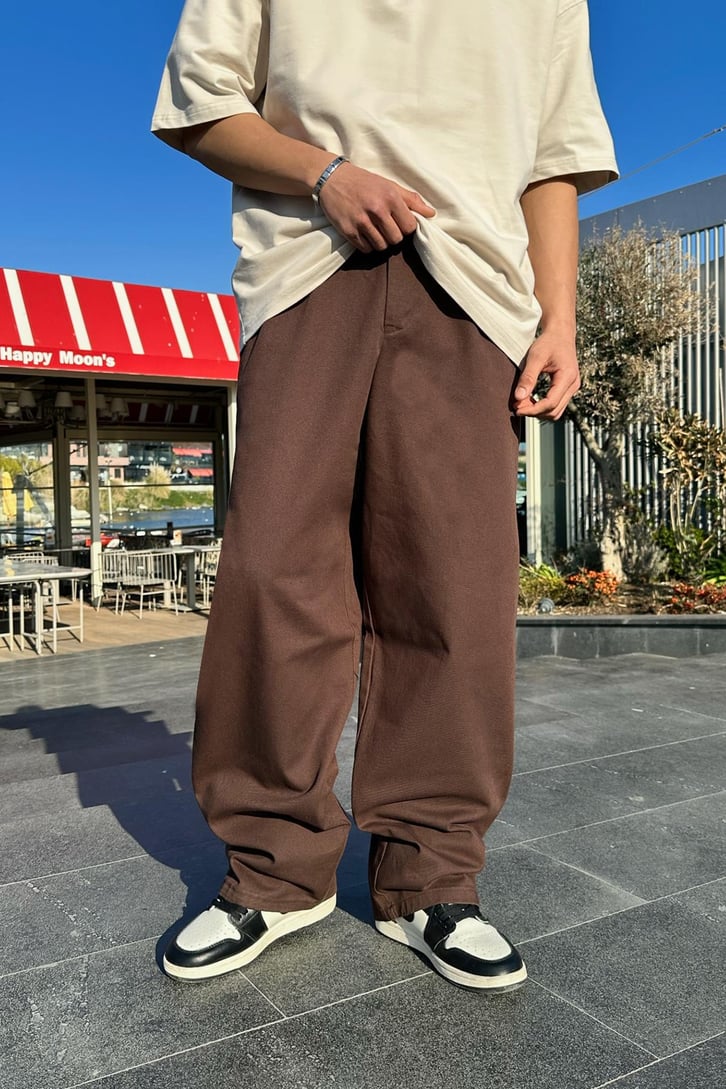 Relax Fit Gabardin Pantolon