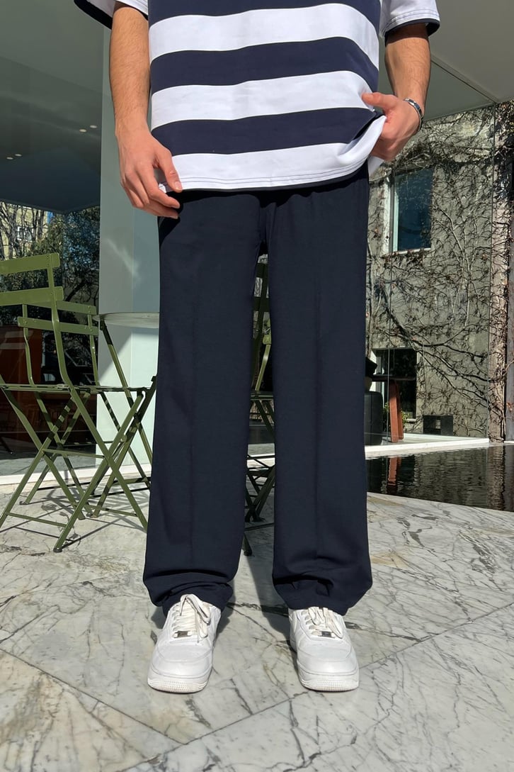 Relax Fit Haki Kumaş Pantolon