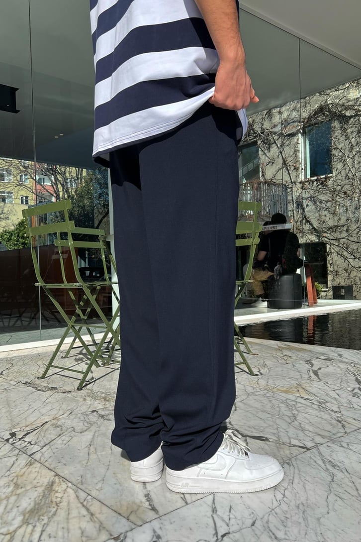 Relax Fit Haki Kumaş Pantolon