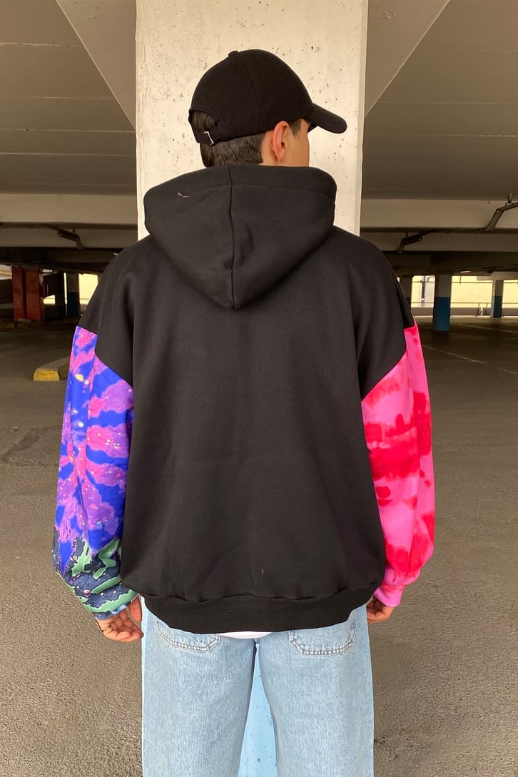RENKLİ OVERSIZE HOODIE