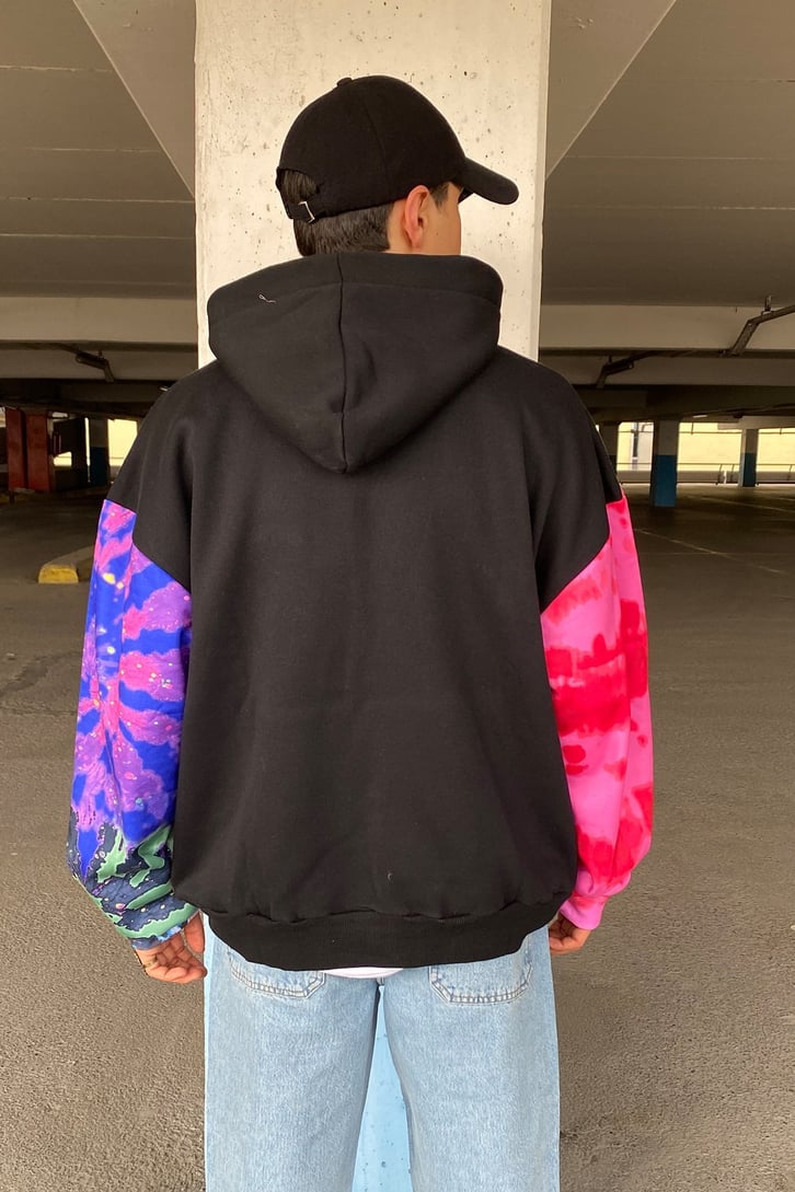 RENKLİ OVERSIZE HOODIE