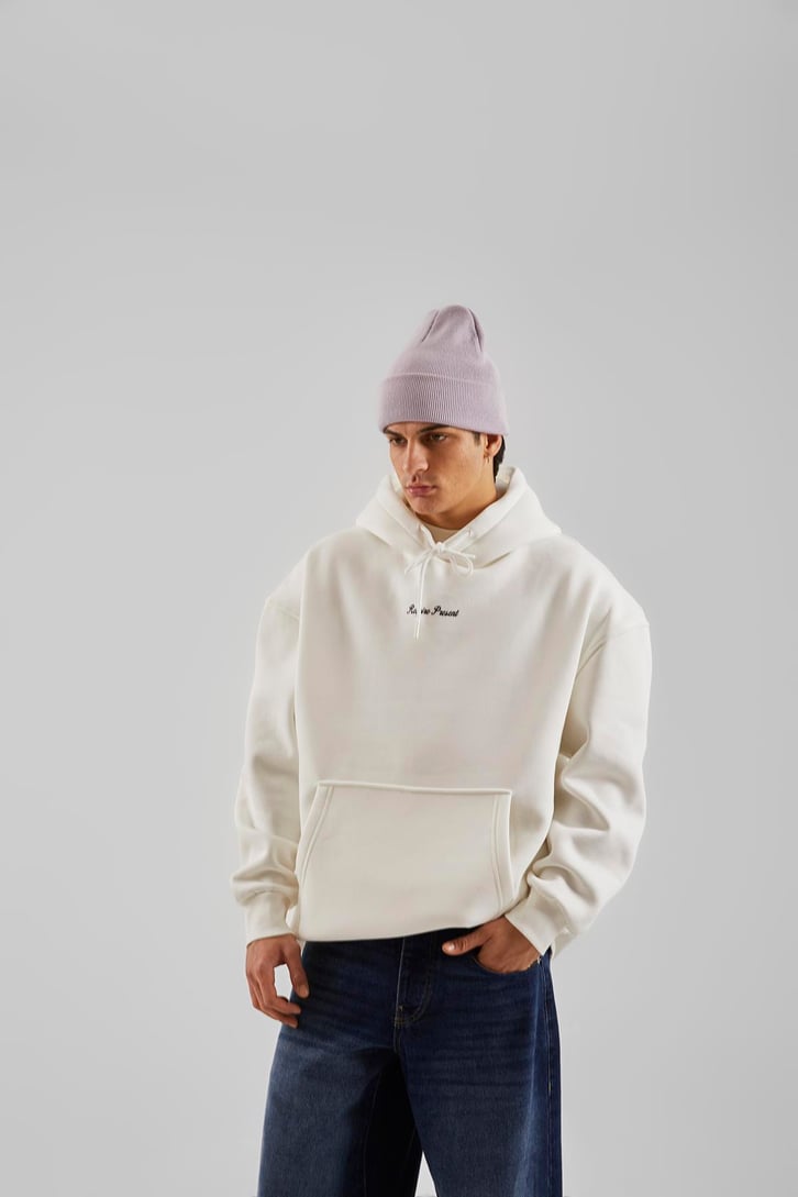 Respire Present Baskılı Oversize Hoodie
