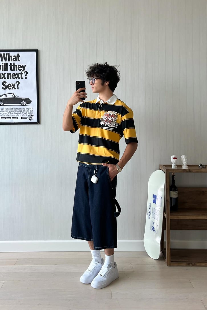 Retro Vibe U Know Me Polo Yaka Tişört