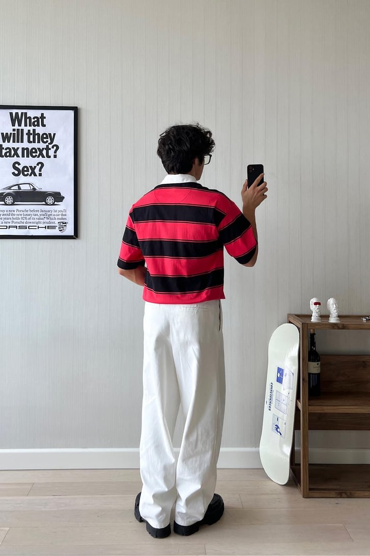 Retro Vibe U Know Me Polo Yaka Tişört