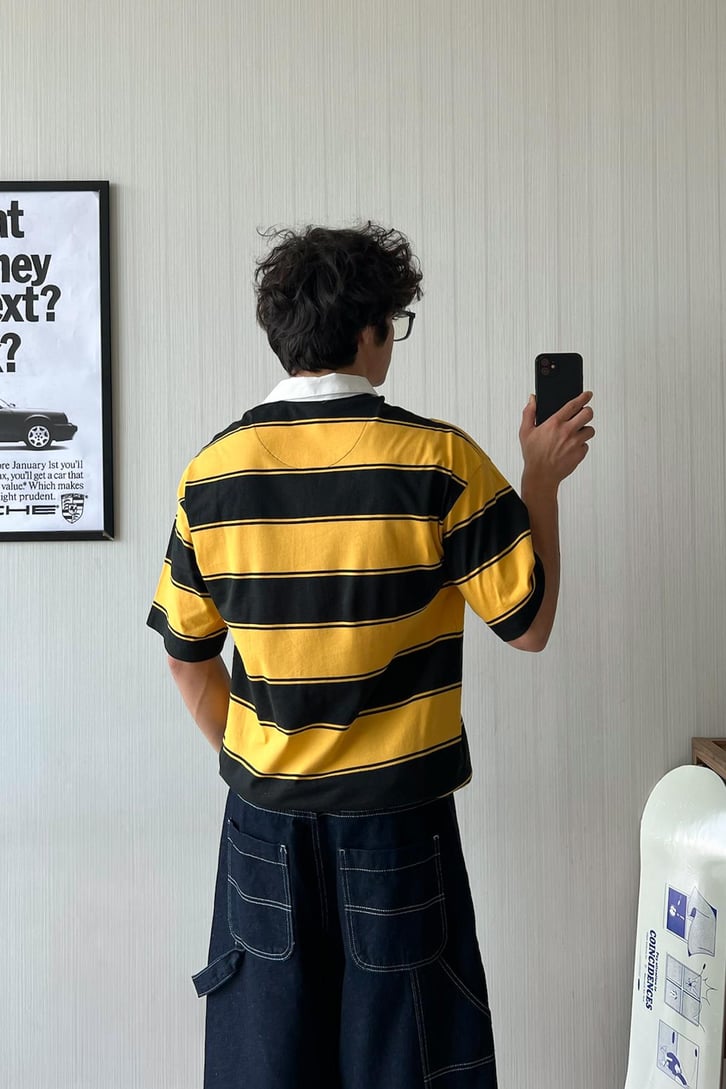 Retro Vibe U Know Me Polo Yaka Tişört