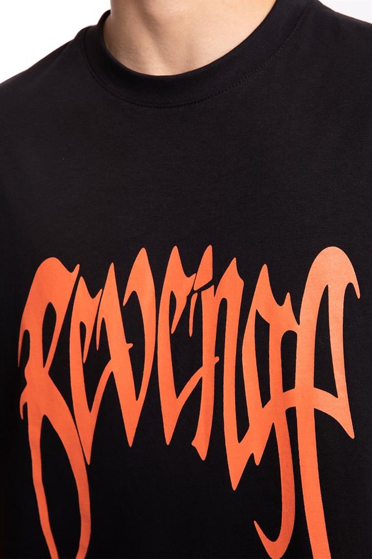 Revenge Baskılı Oversize Tshirt