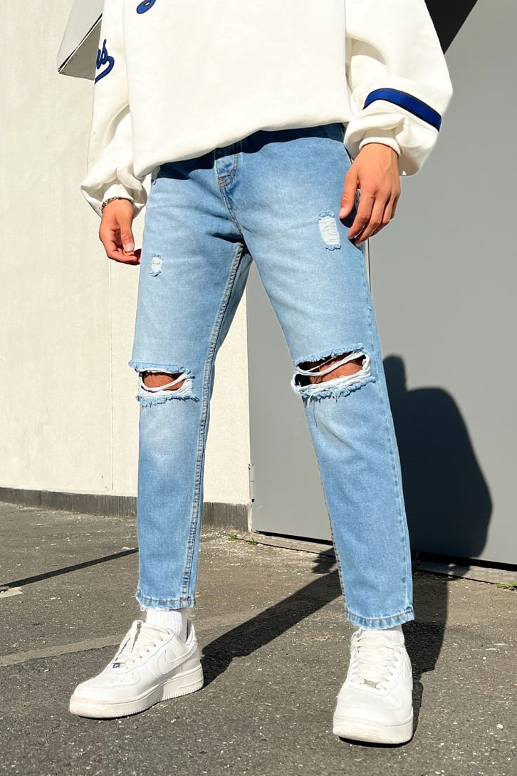 Ripped Detail Mavi Mom Fit Jean