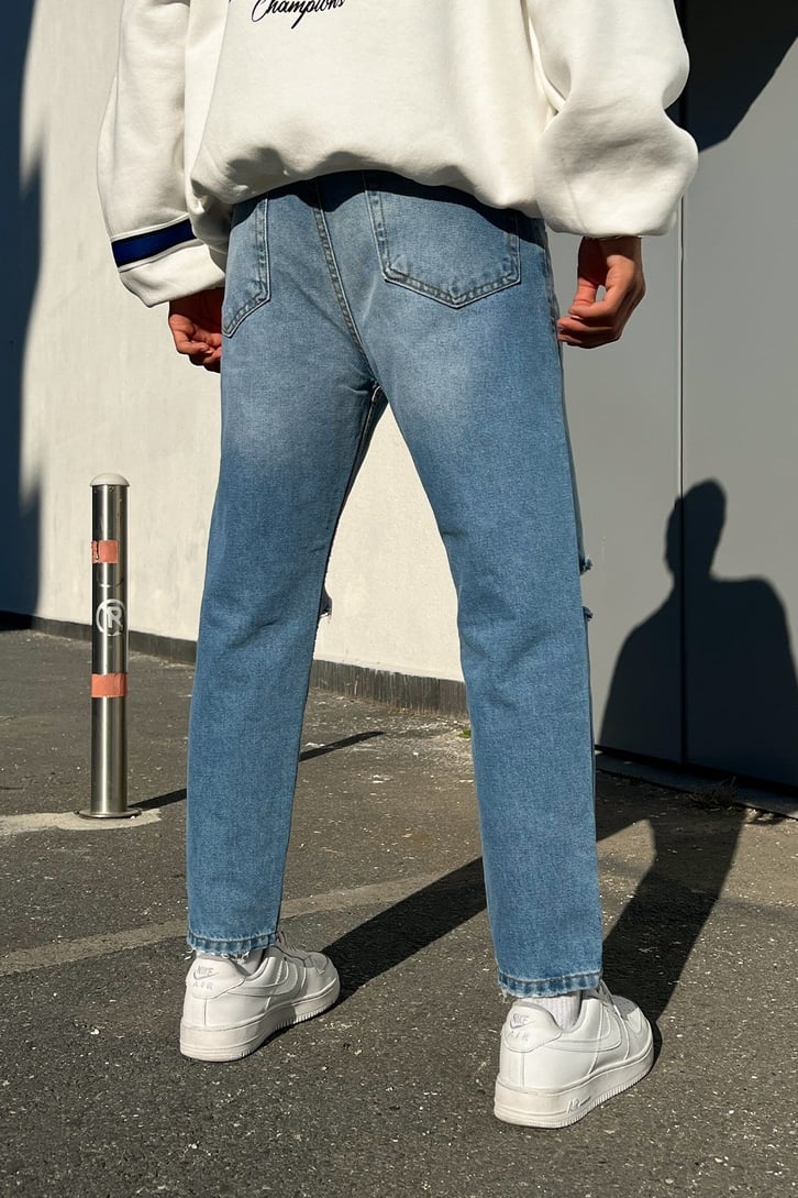 Ripped Detail Mavi Mom Fit Jean