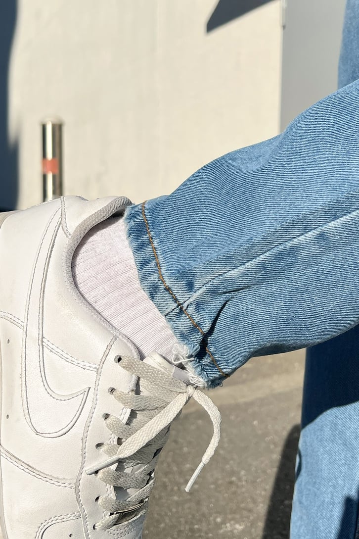Ripped Detail Mavi Mom Fit Jean